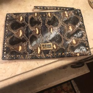 Rare Valentino python clutch